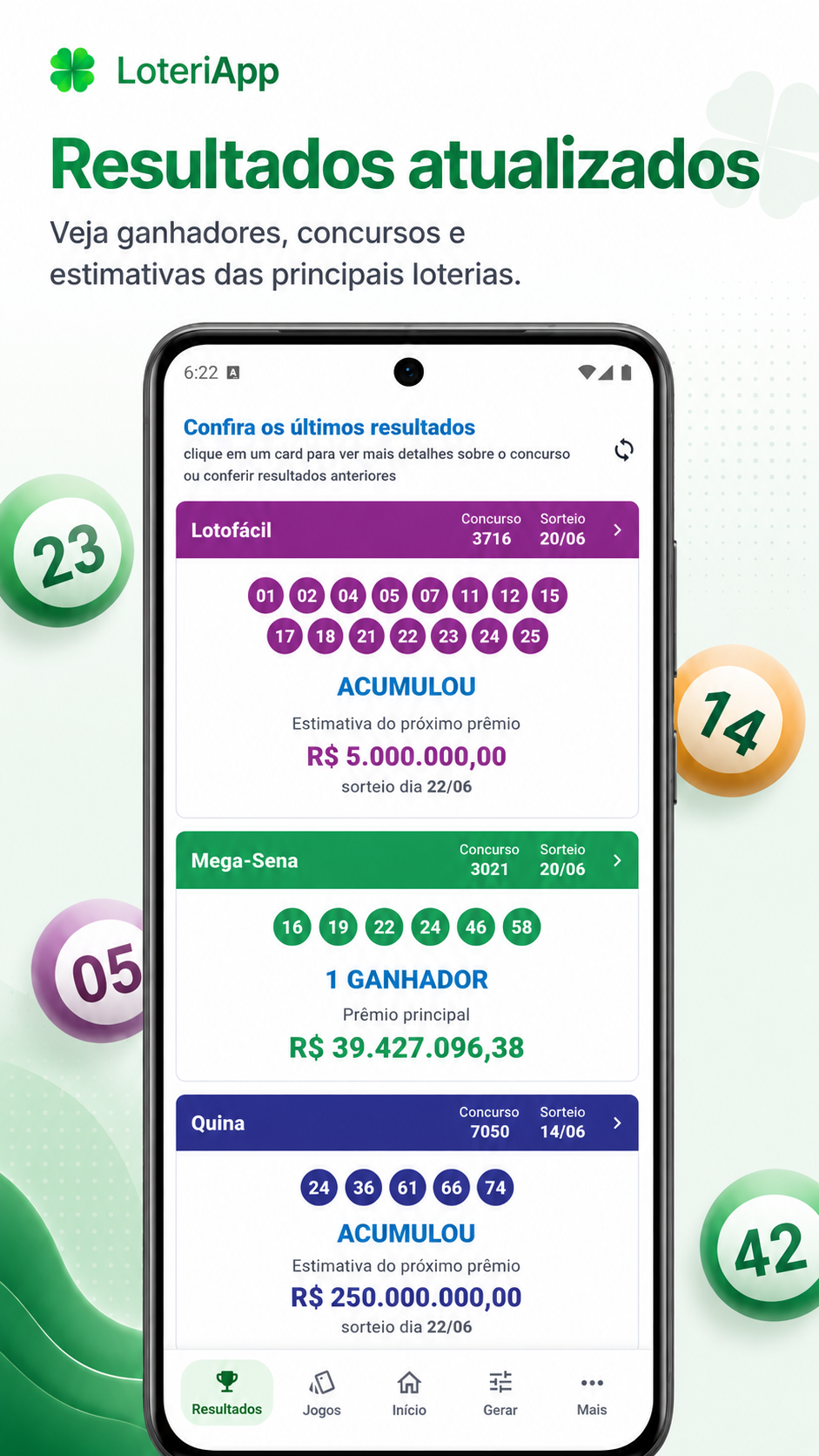 Últimos resultados